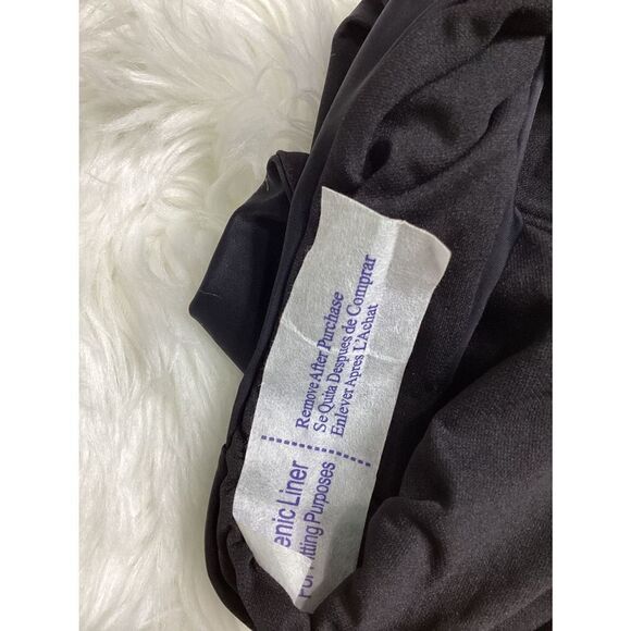 New. BECCA black plunge neck swimsuit. Medium - Picture 13 of 15